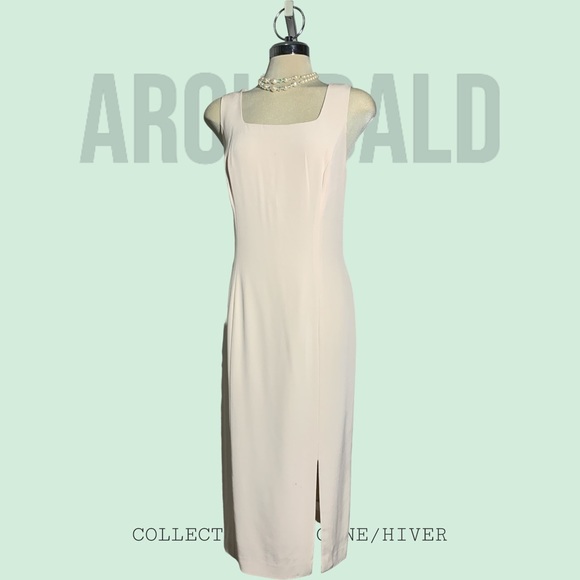 Montage Collection Luxury Beige Beaded Embellished Formal Dress & Jacket S 14 - Picture 8 of 17